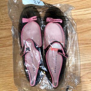 New Marc Jacobs Brown Velvet Mary Jane Flats